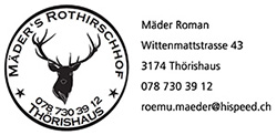 Mäder's Rothirschhof, Thörishaus